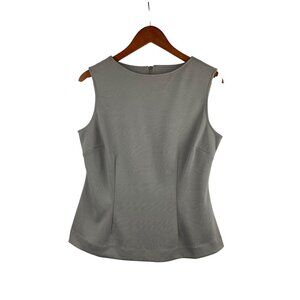 Hal Rubenstein Womens Sleeveless Top S Gray